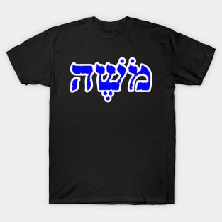 Moses Biblical Name Mosheh Hebrew Letters Personalized Gifts T-Shirt